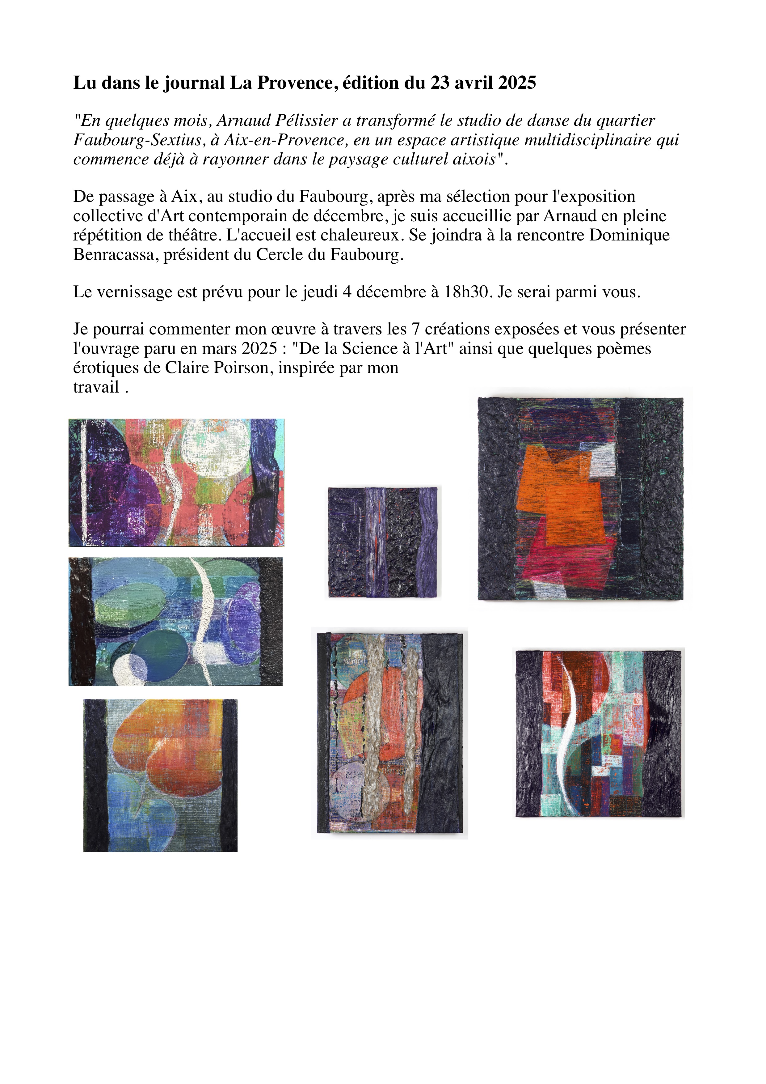 Le studio du faubourg