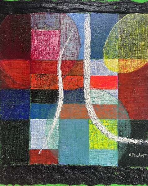 NFinArt ABSTRACTION GÉOMÉTRIQUE 2024 100*80 